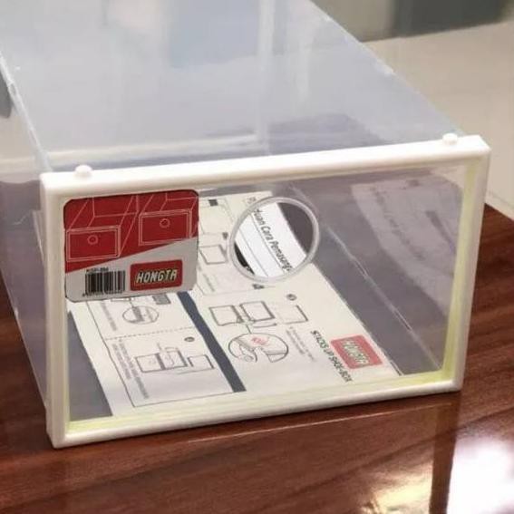 ▼ HONGTA - KOTAK SEPATU ACRYLIC TRANSPARAN PROMO MURAH/KOKOH/RAPI ✦