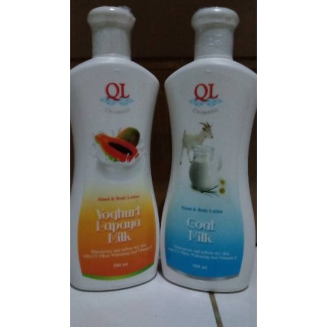 Hand body lotion QL cosmetics 500mL