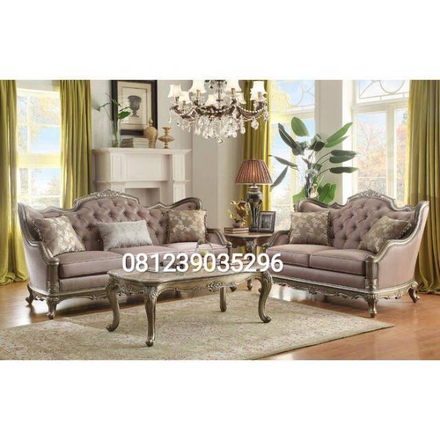 KURSI SOFA MEWAH KURSI TAMU BUSA TEBAL