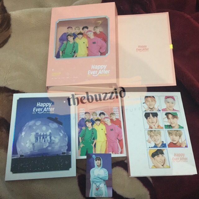 BTS DVD 4th Muster Happy Ever After taehyung jungkook jimin suga jin rm jhope photocard photobook