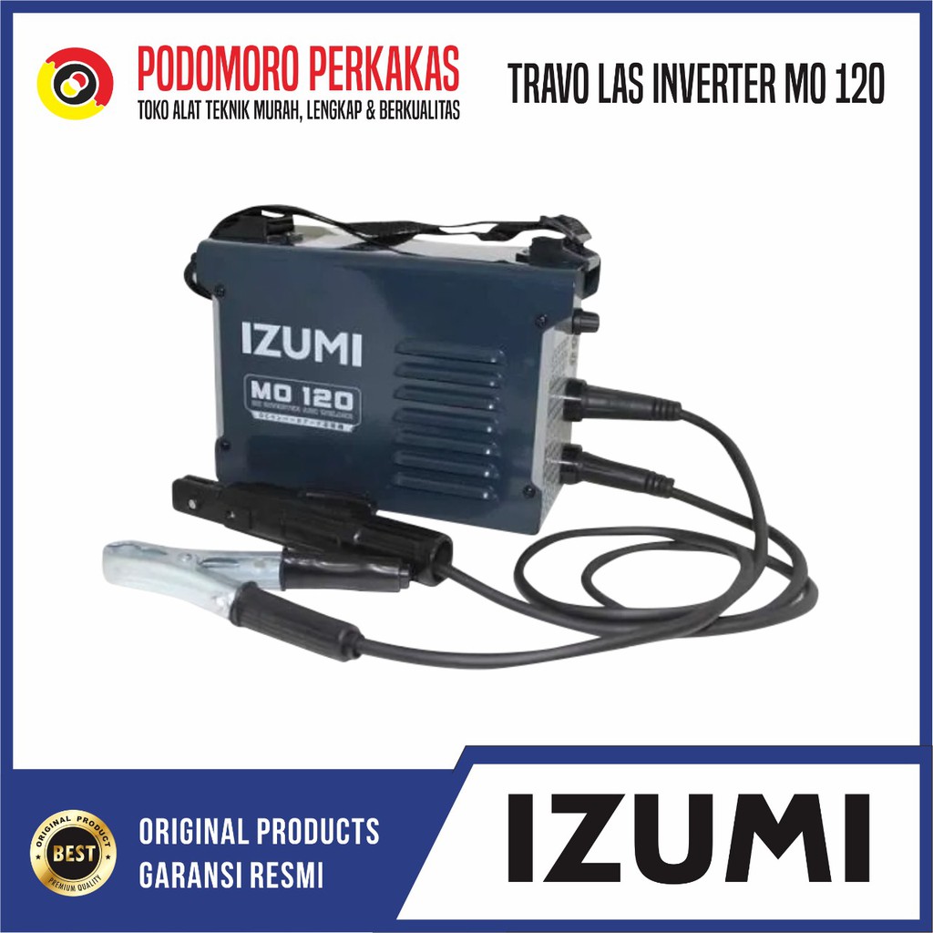 Mesin Trafo Travo Las Inverter IZUMI MO 120 Original Termurah