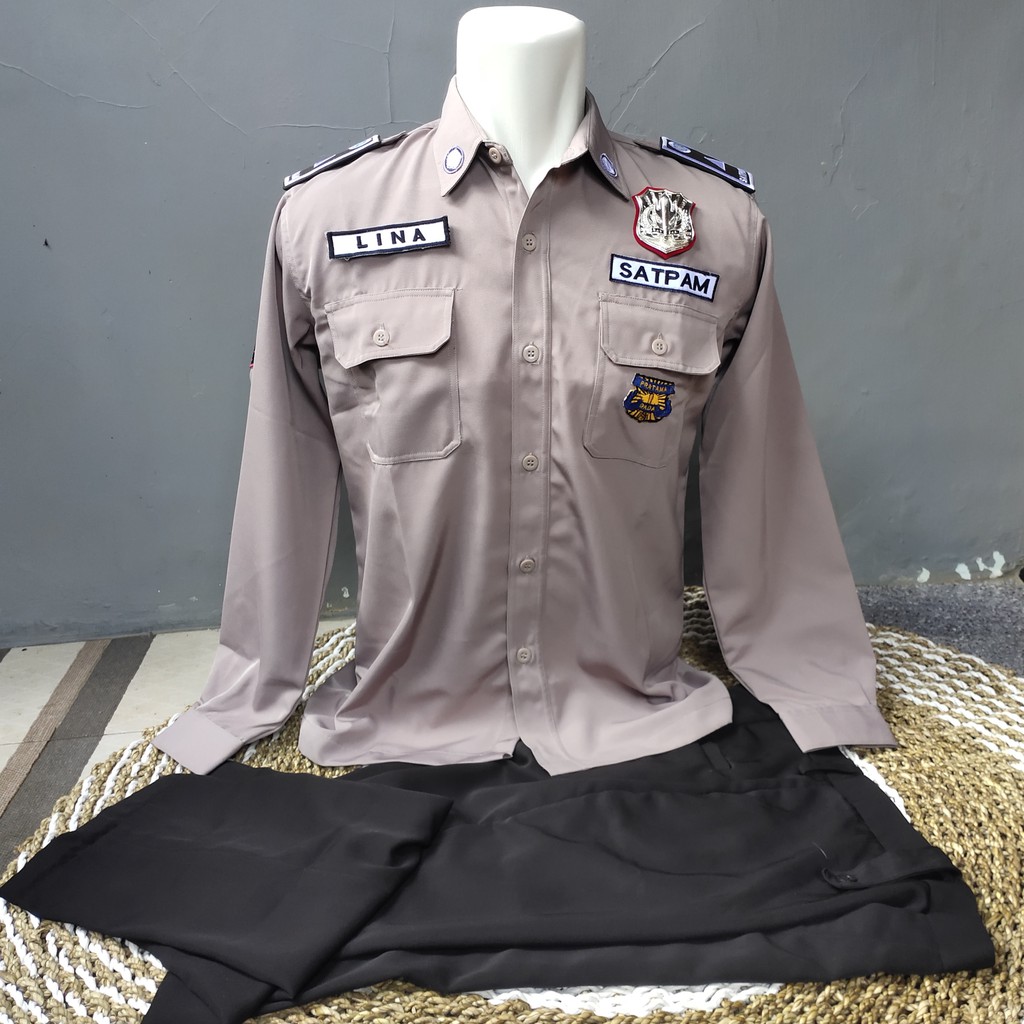  Baju  Security Cewe  Nama Nur Harga Seragam Satpam Terbaik 