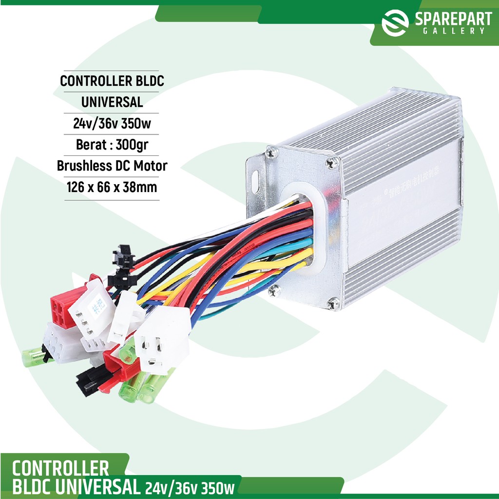 Controller universal brushless sepeda listrik 24v/36v DC 350w