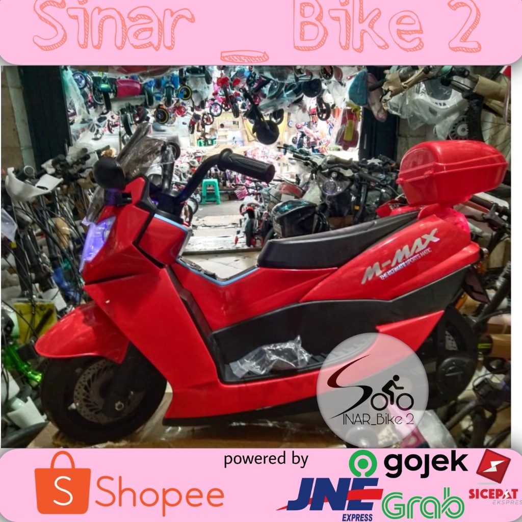 Motoran Aki Anak Mob M-Max 12 Volt (Gosend/Grab)