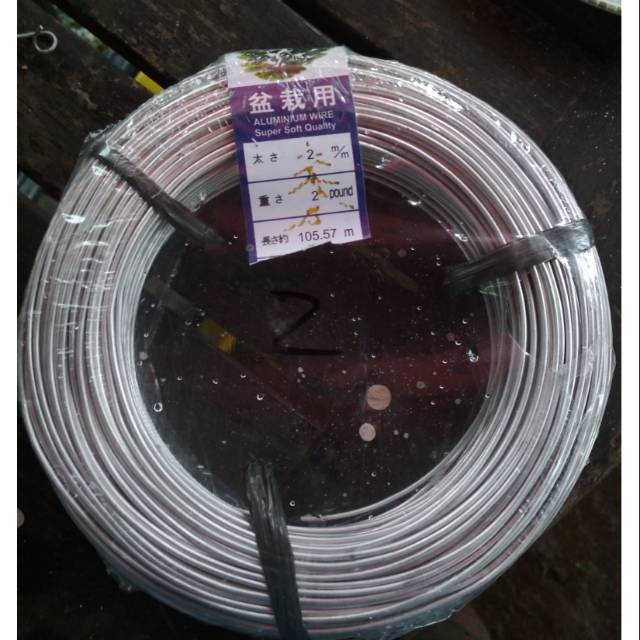 Kawat bonsai ukuran 2 mm