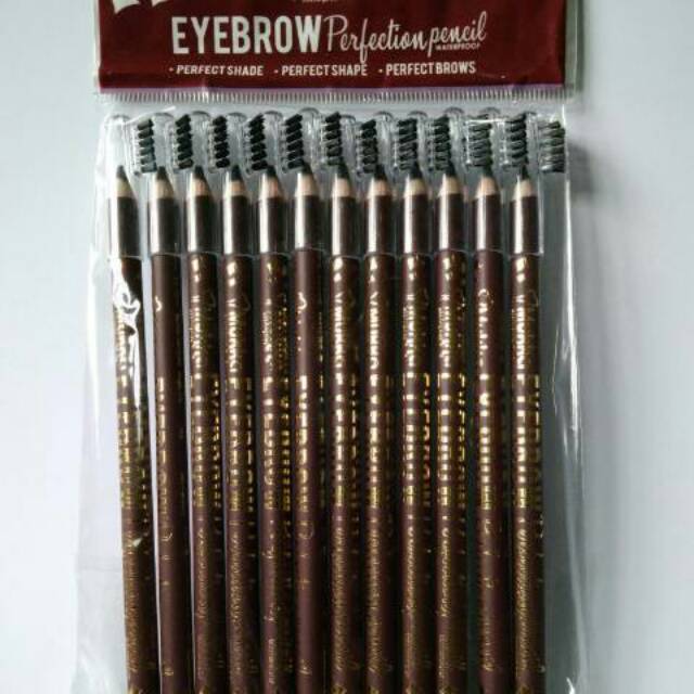 Pensil alis (eyebrow) merk mukka warna COKLAT