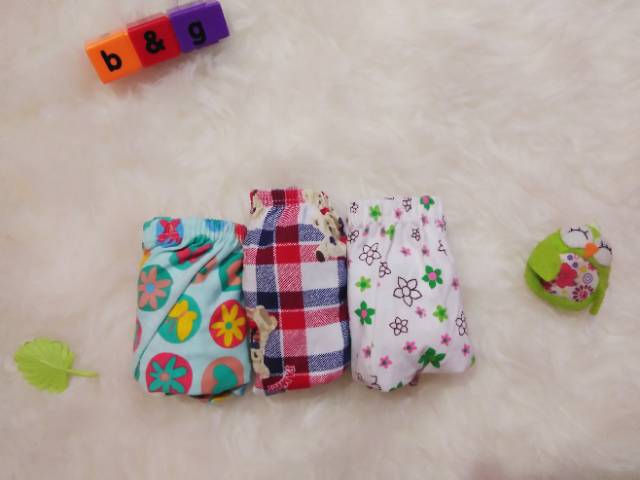 Celana dalam anak perempuan motif campur isi 3pcs