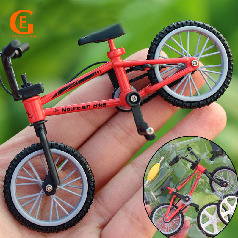 Mainan Model Sepeda Jari Mini 1 / 18 Dengan Rem Cadangan Bahan Alloy Untuk Hadiah Anak