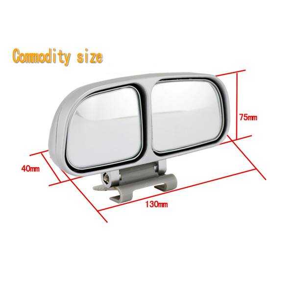 CHSKY Spion Mobil Kiri Blind Spot Parking Mirror 1 PCS - U8R-V-027-Hitam