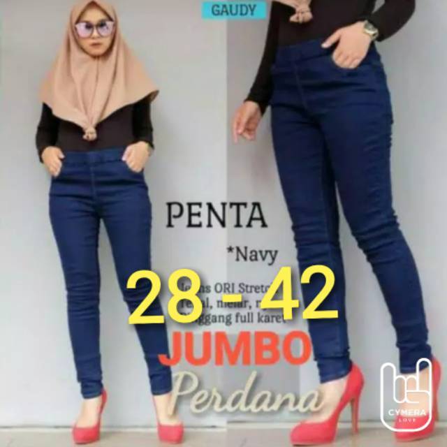 Celana jeans wanita size  28 - 42