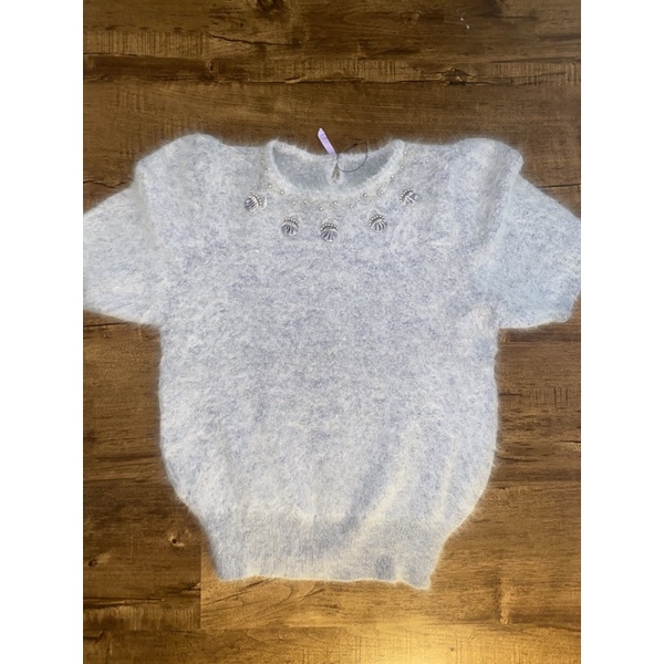 fuzzy kapas premium lengan pendek balon