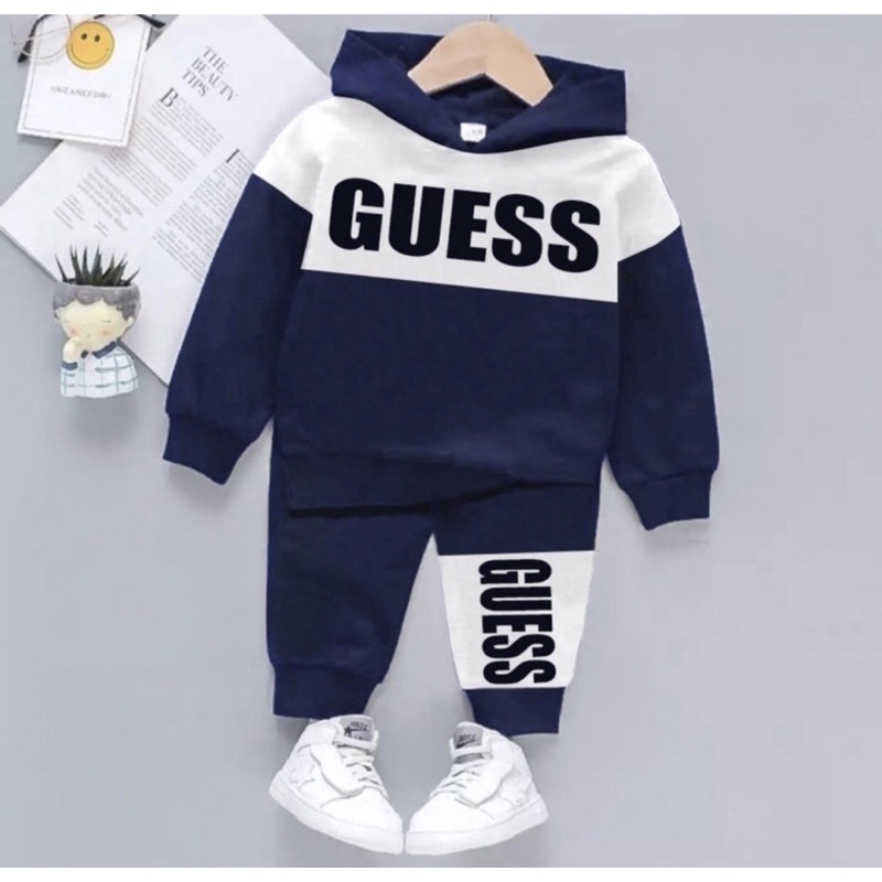 hoodie anak laki laki model guess umur anak 1-5 tahun