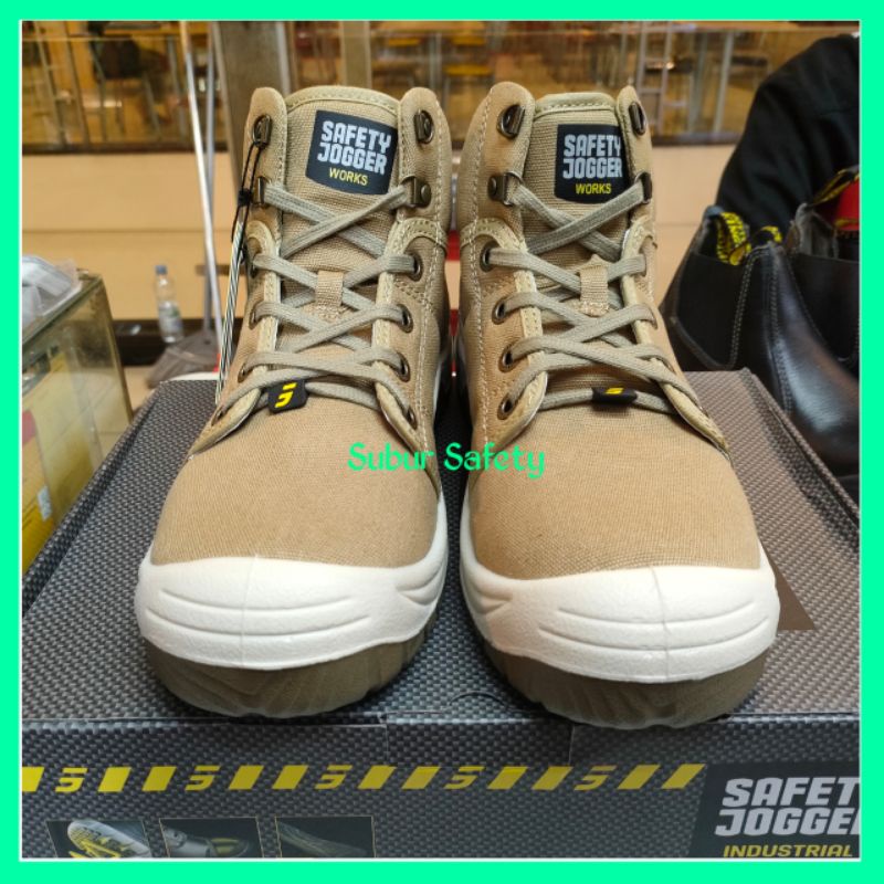 Sepatu Safety Jogger Desert / Safety Jogger Desert Cream Original