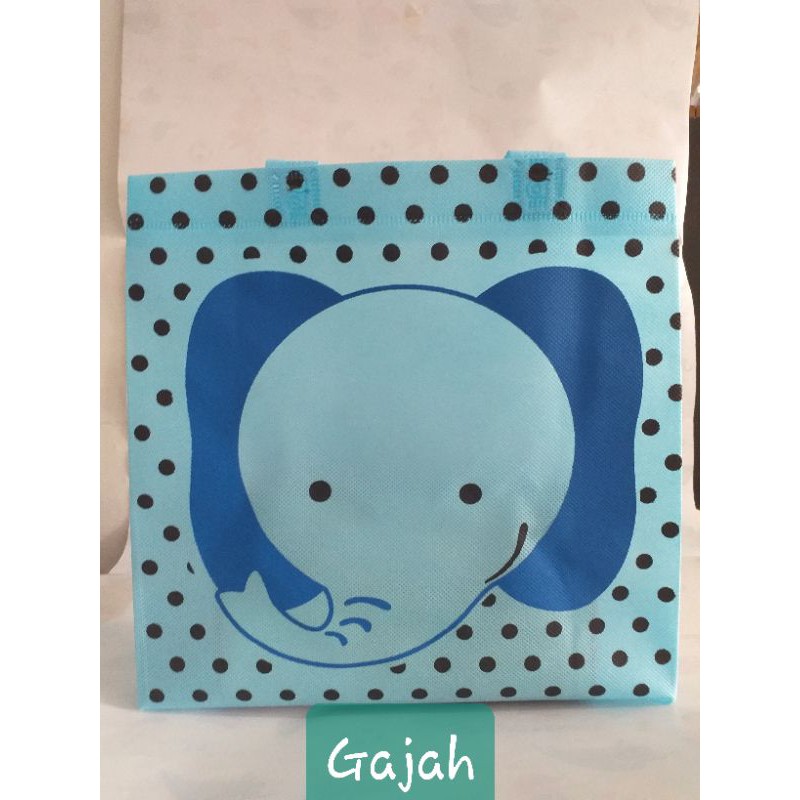 GOODIEBAG ULANG TAHUN SIZE 25X25X9 CM-Gajah
