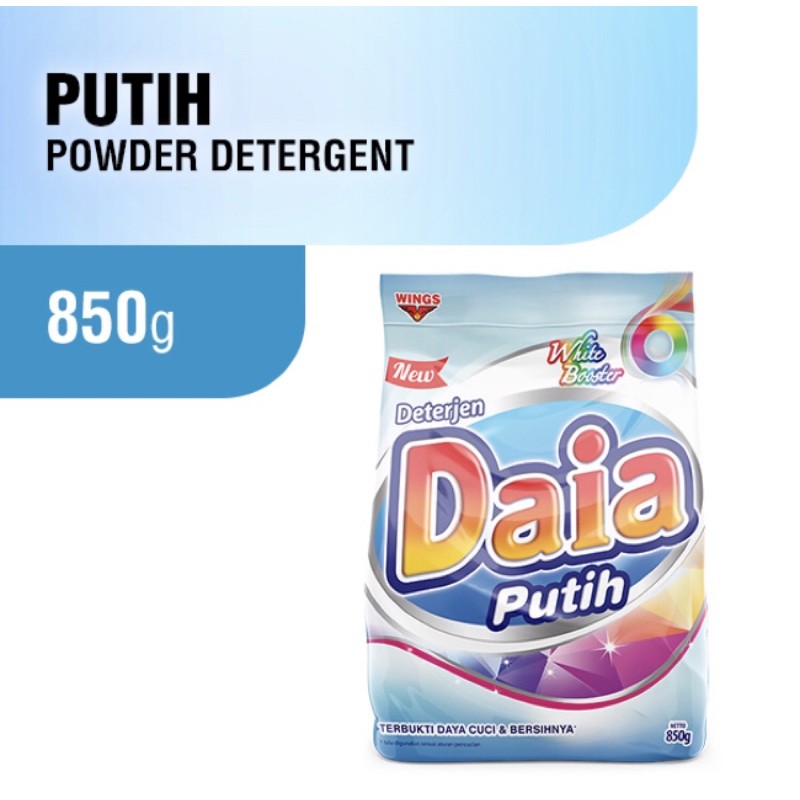 

Daia putih deterjen 850gr