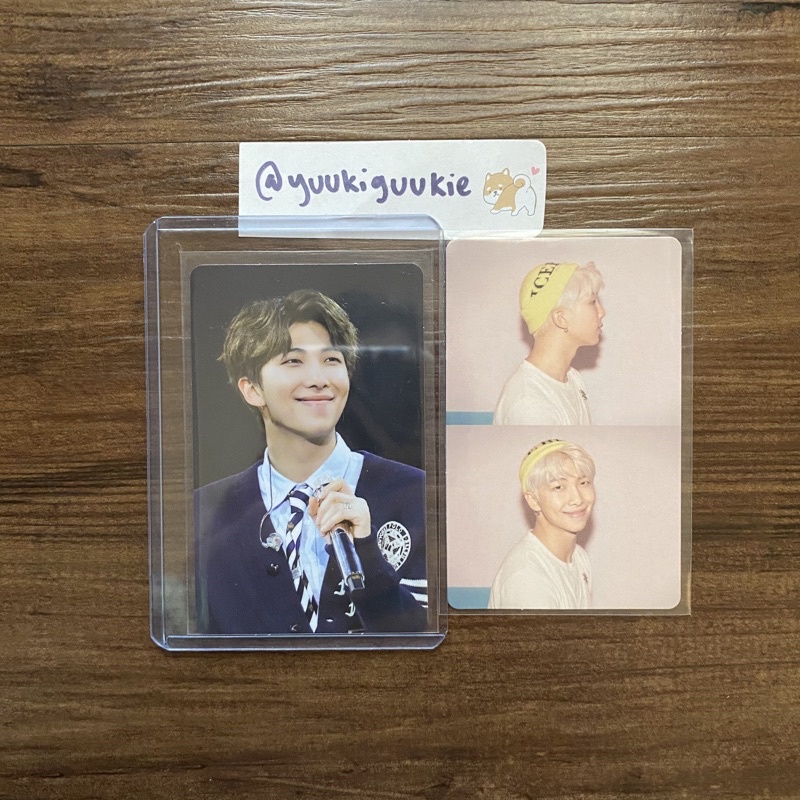 [BOOKED] Namjoon FM4 DVD Japan Fanmeeting 4th & Persona 1 Bundle RM BTS PC Photocards official