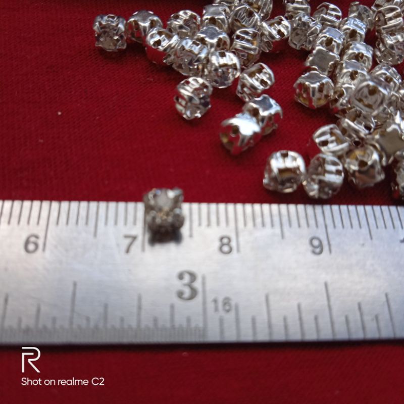 diamon cangkang ss18(4mili) dijual per lusin