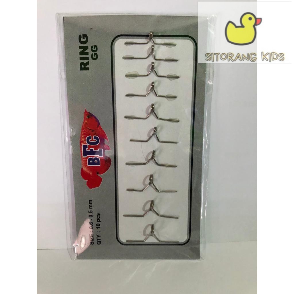 [Promo] Set Kolongan Pancing Ring Kawat. Kolongan Joran Bambu isi 10