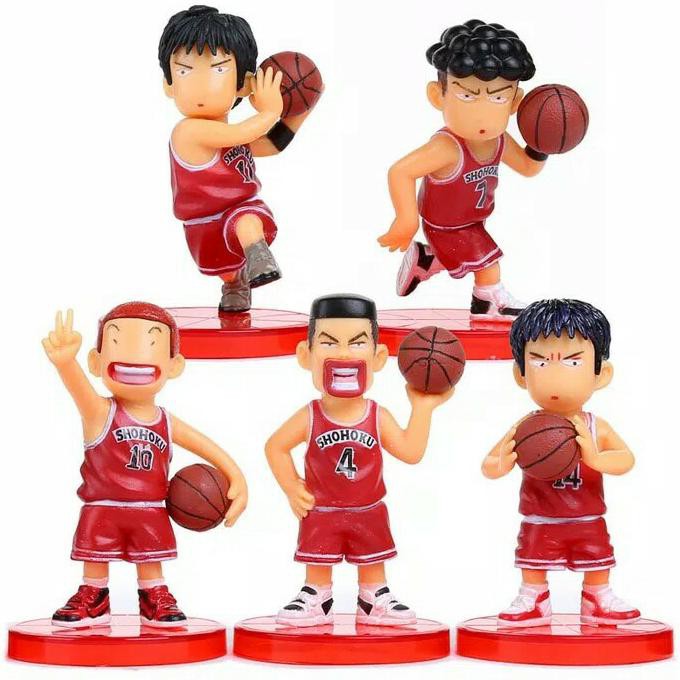 Slam Dunk Figure Set Shohoku Red Jersey Segera Dapatkan