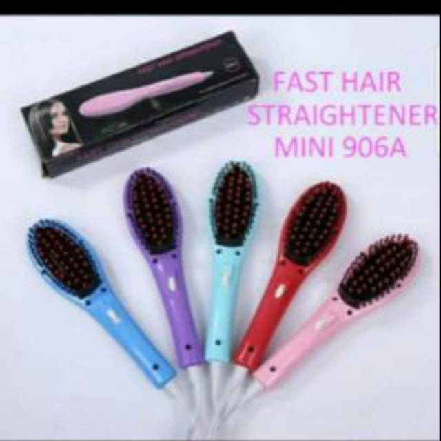Catok Sisir Rambut Mini HQT 906A / Fast Hair Straightener HQT 906A