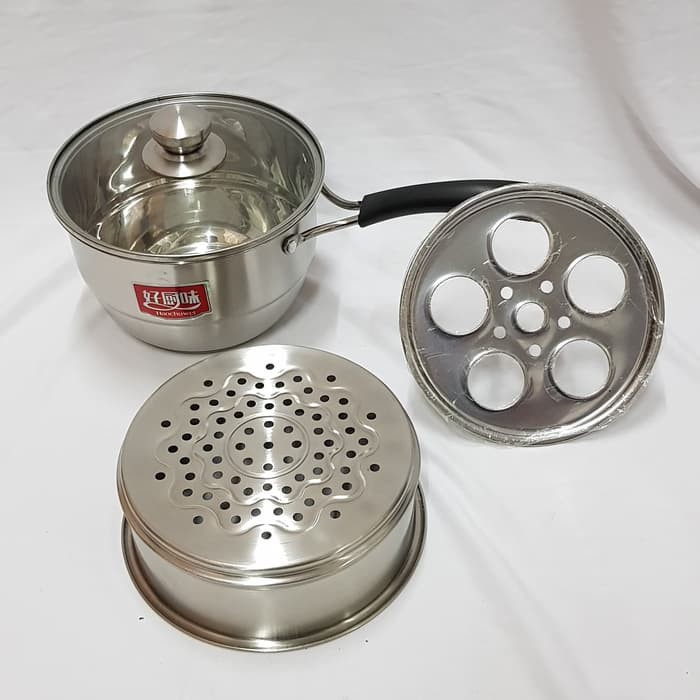 Panci Milkpot with Steamer 18 cm / Panci Kukus 2 susun 18 cm