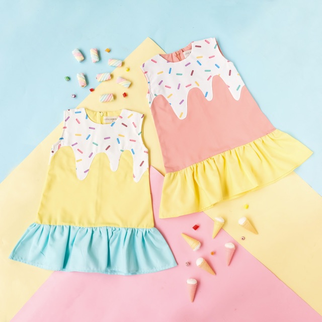 ICE CREAM DRESS / ICE CREAM COLLECTIONS / DRESS ANAK Shopee Indonesia