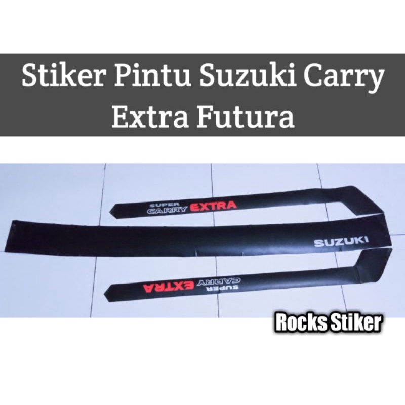 Stiker List Body Suzuki Carry Extra Futura / stiker body pintu depan suzuki carry extra Futura / sti