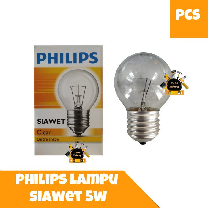 [LMP-9003] LAMPU BOHLAM PHILIPS 5W SIAWET