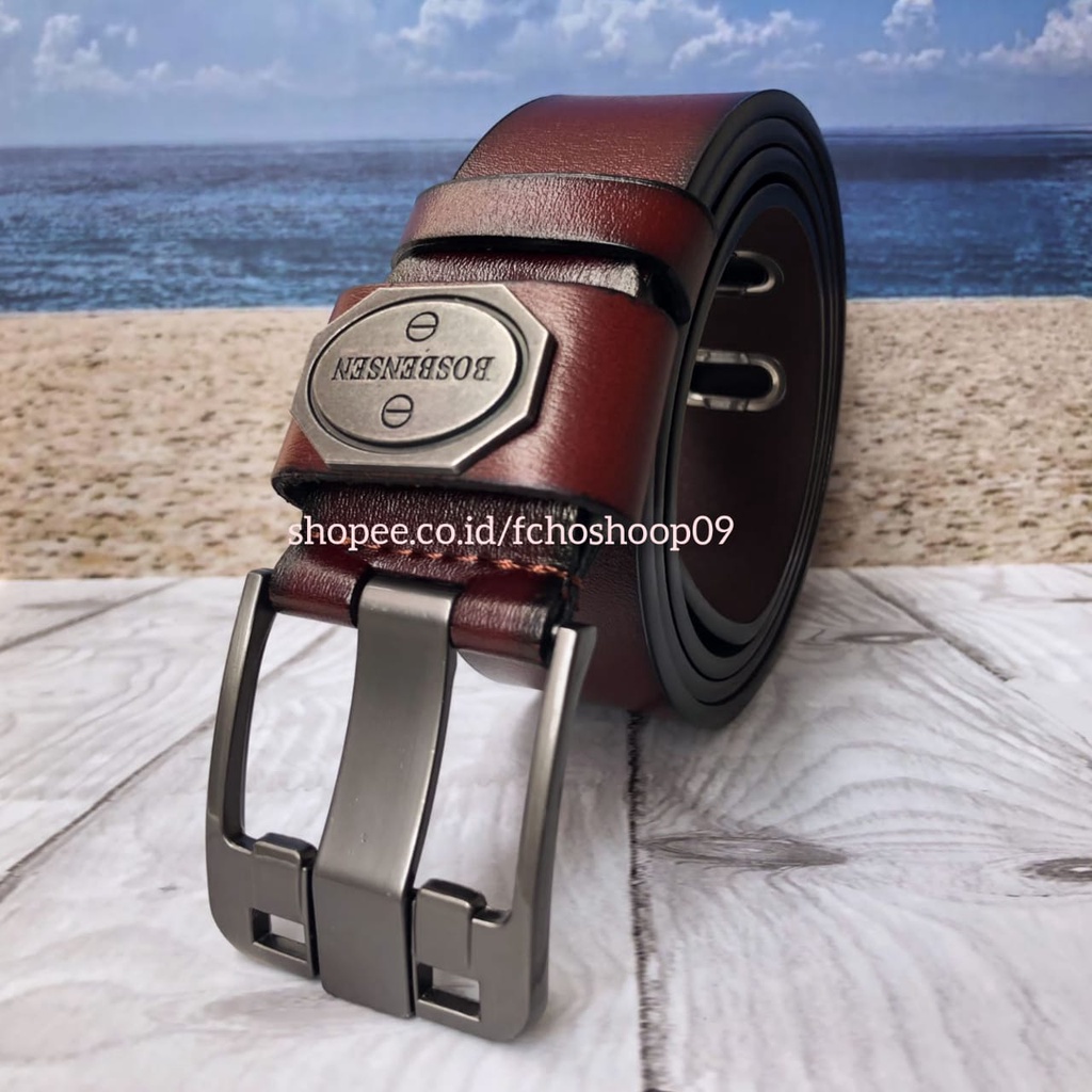 Ikat pinggang Model Jarum Besar  Gesper premium import band pinggang Pria ( COD )