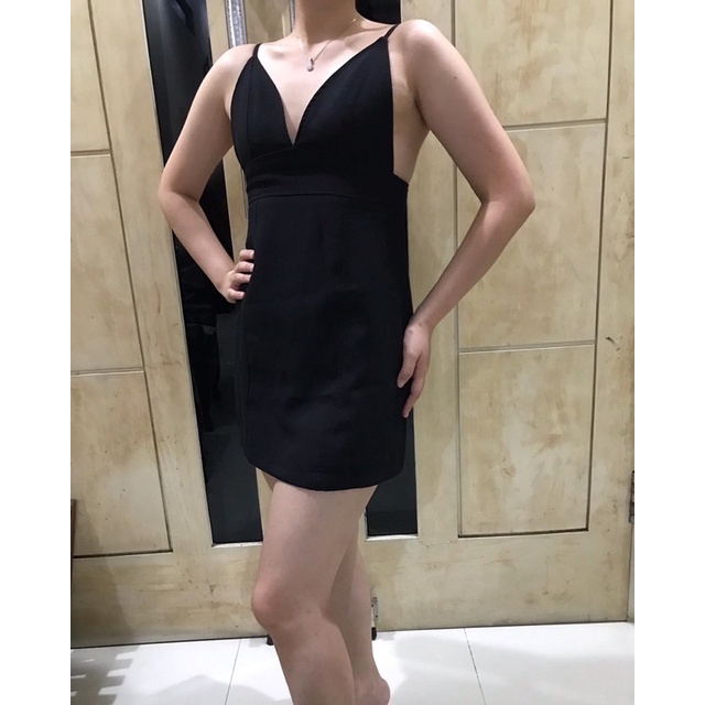 Sexy Mini Dress Hitam