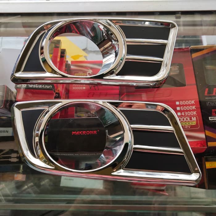 VARIASI RING FOGLAMP TERIOS RUSH LAMA HITAM CROM