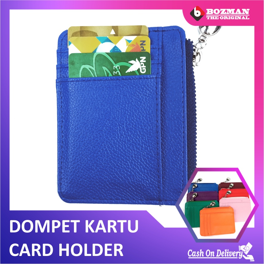 DOMPET KARTU WALLET CARD HOLDER KULIT PU LEATHER PREMIUM