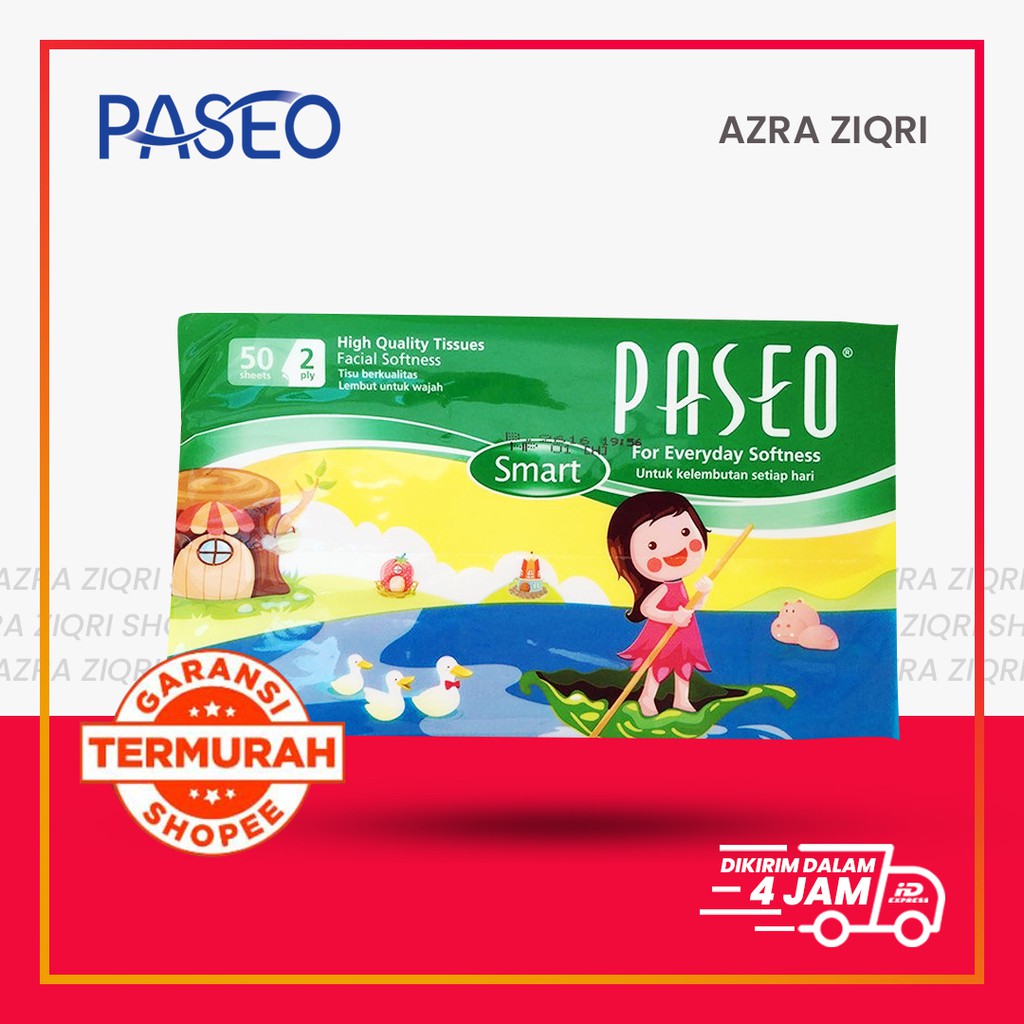 Tissue tisu paseo smart travel pack 50sheet