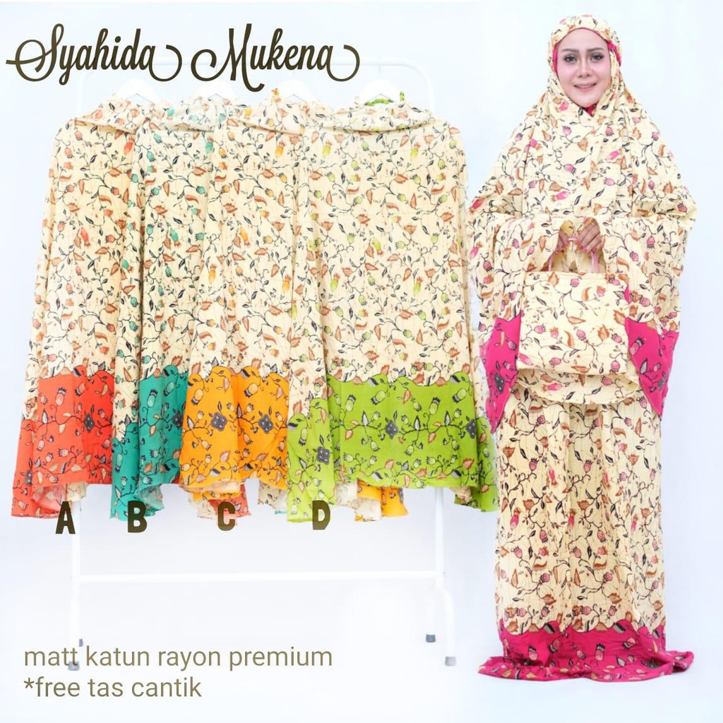 Mukenah Dewasa Motif Terbaru dan Motif Cerah Berwarna Mukenah Premium