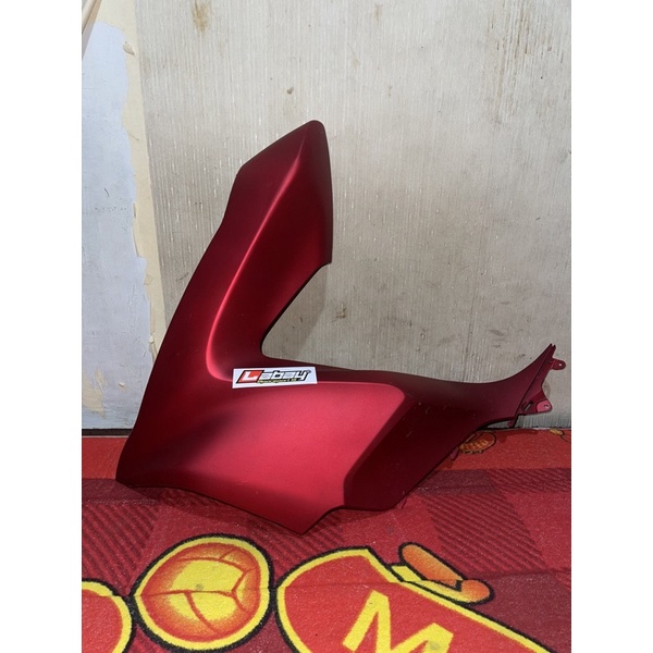 Cover Right Front Side L Cowl Kap Samping Sayap Pcx 150 Lokal K97 Bagian Kiri Merah DOP Original