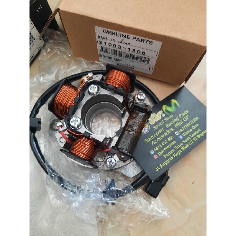 spul assy atau stator assy ninja r ac