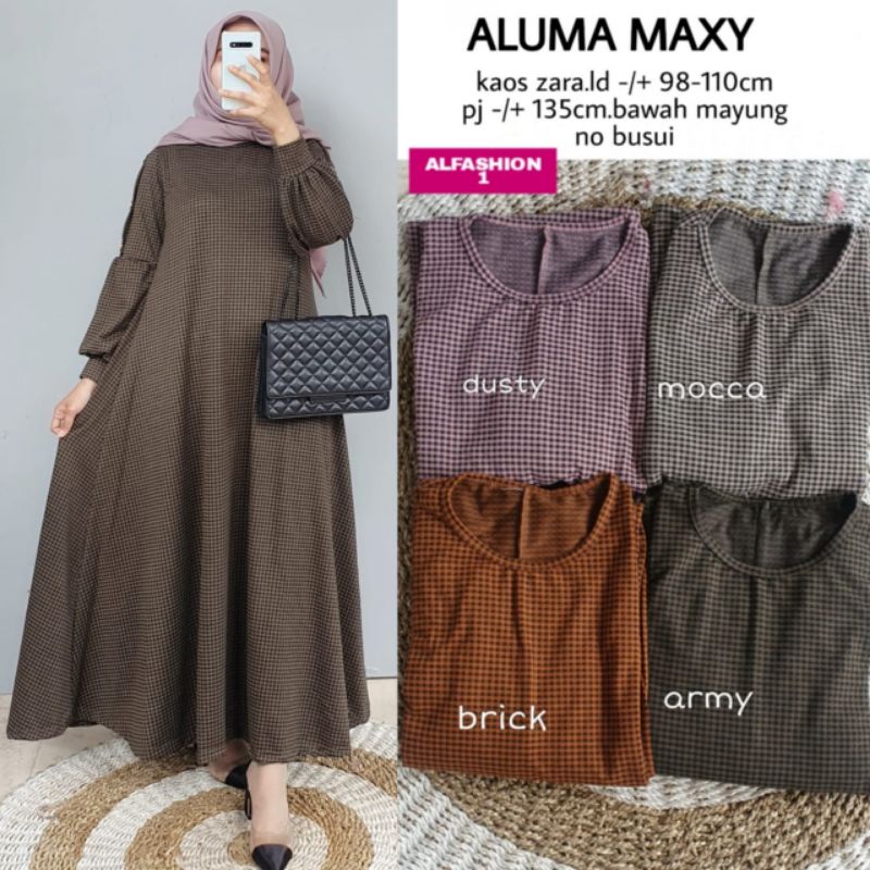 ALUMA  MAXY  original PRODUK BY ALFASHION