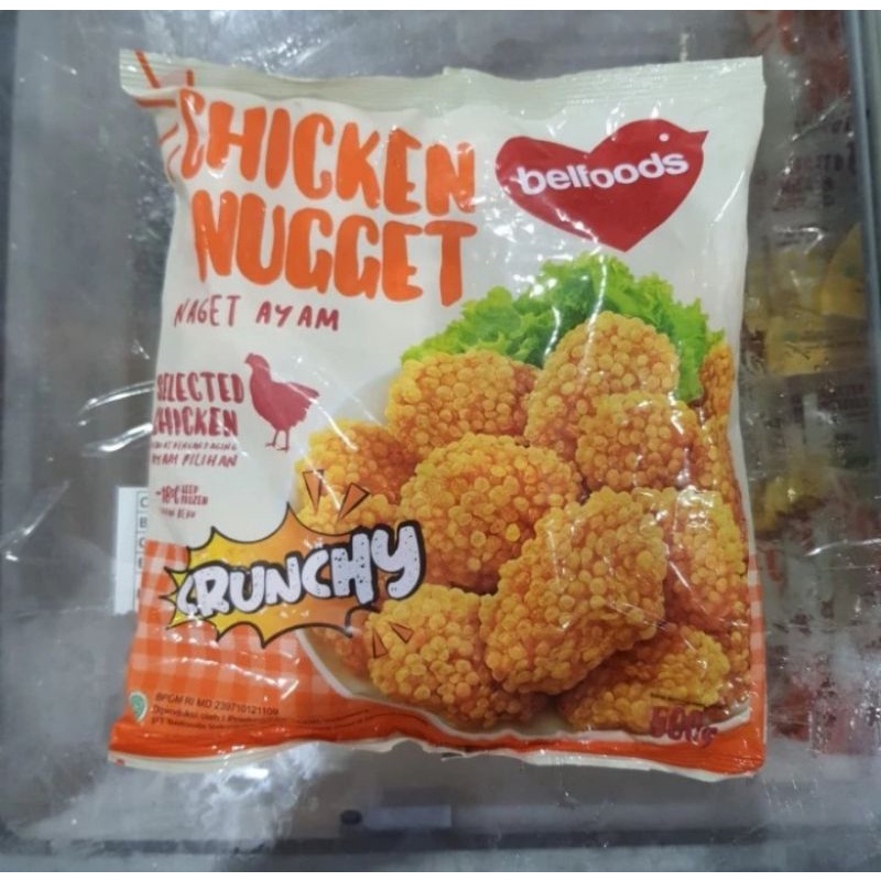 

Bellfoods Chicken Nugget Crunchy 500Gr