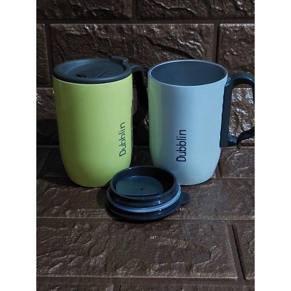 MUG / GELAS / CANGKIR KOPI TAHAN PANAS DUBBLIN 350ml STAINLESS STEEL