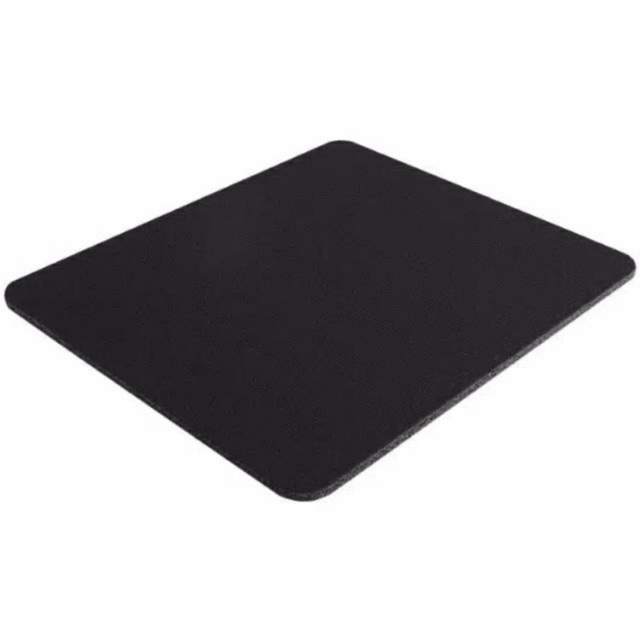 mousepad hitam polos murah ukuran 22x25cm