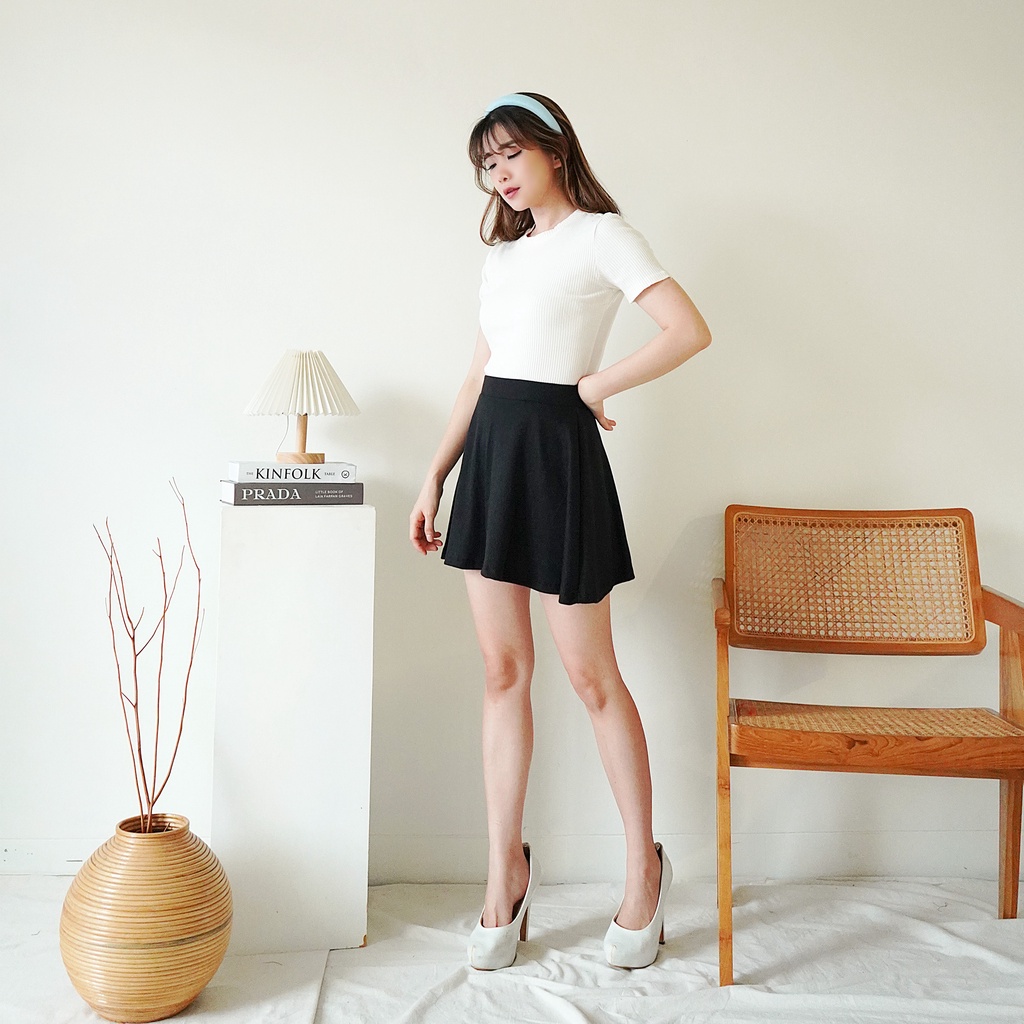 Rok Style Mini Skirt Rok Pendek Rok Hitam Wanita Sexy 028