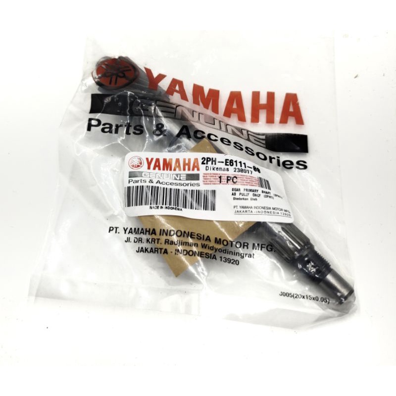 as pully Yamaha Mio m3 soul GT Mio z Fino 2PH e6111 original as pulli