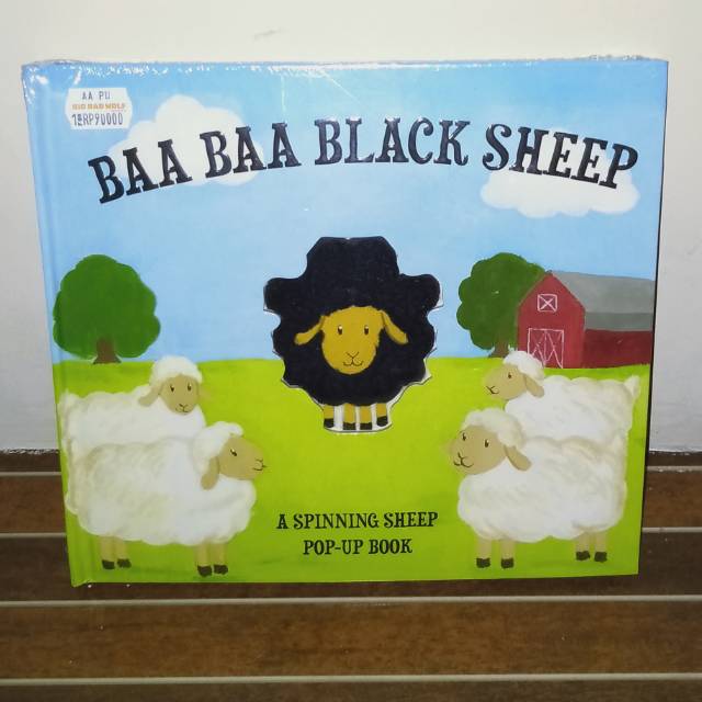 Buku BBW. boardbook BBW. Baa Baa Black Sheep A spinning sheep Pop Up Book
