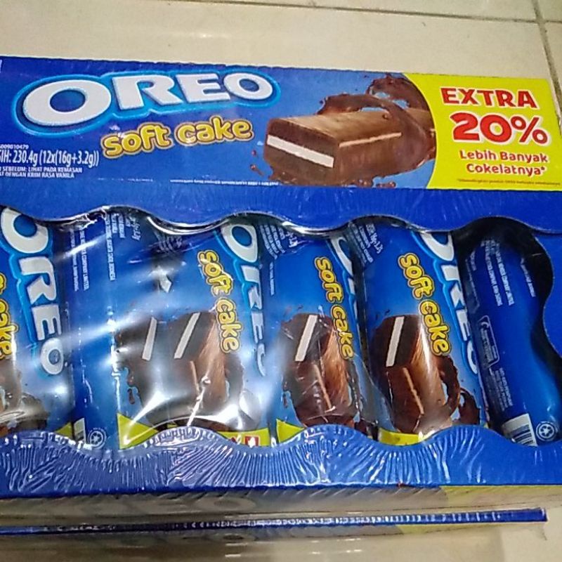 Oreo Soft Cake 12 bungkus ( 1 box )