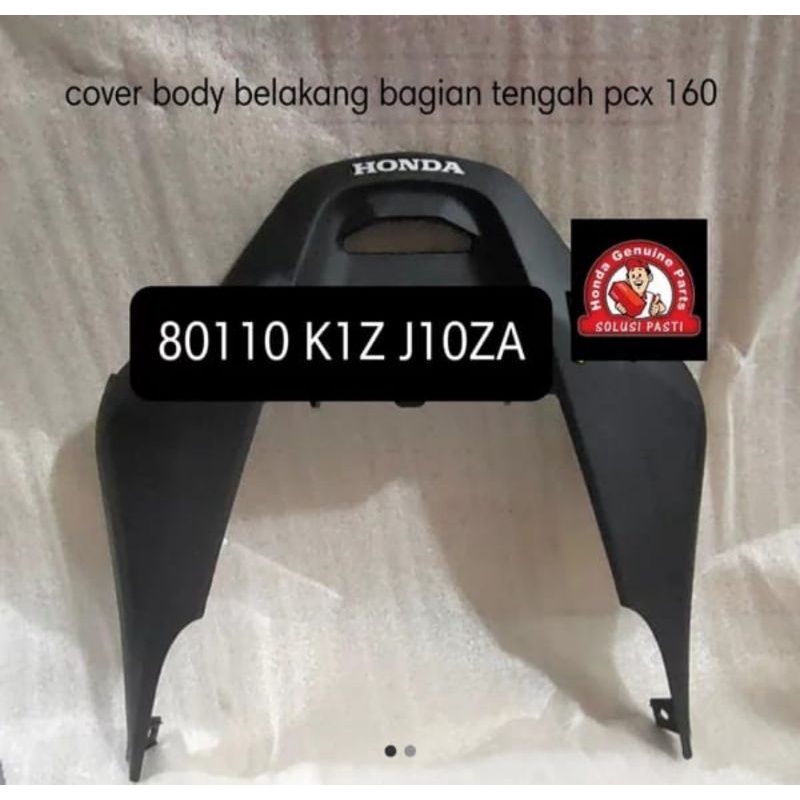 80110-KIZ-J10ZA cover body belakang bagian tengah set illus rr center pcx 160