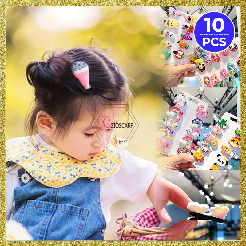 1 SET Jepit Rambut ANAK/JEPIT RAMBUT KARAKTER/HAIRPIN PRINCESS korea fashion jepitan rambut ak02