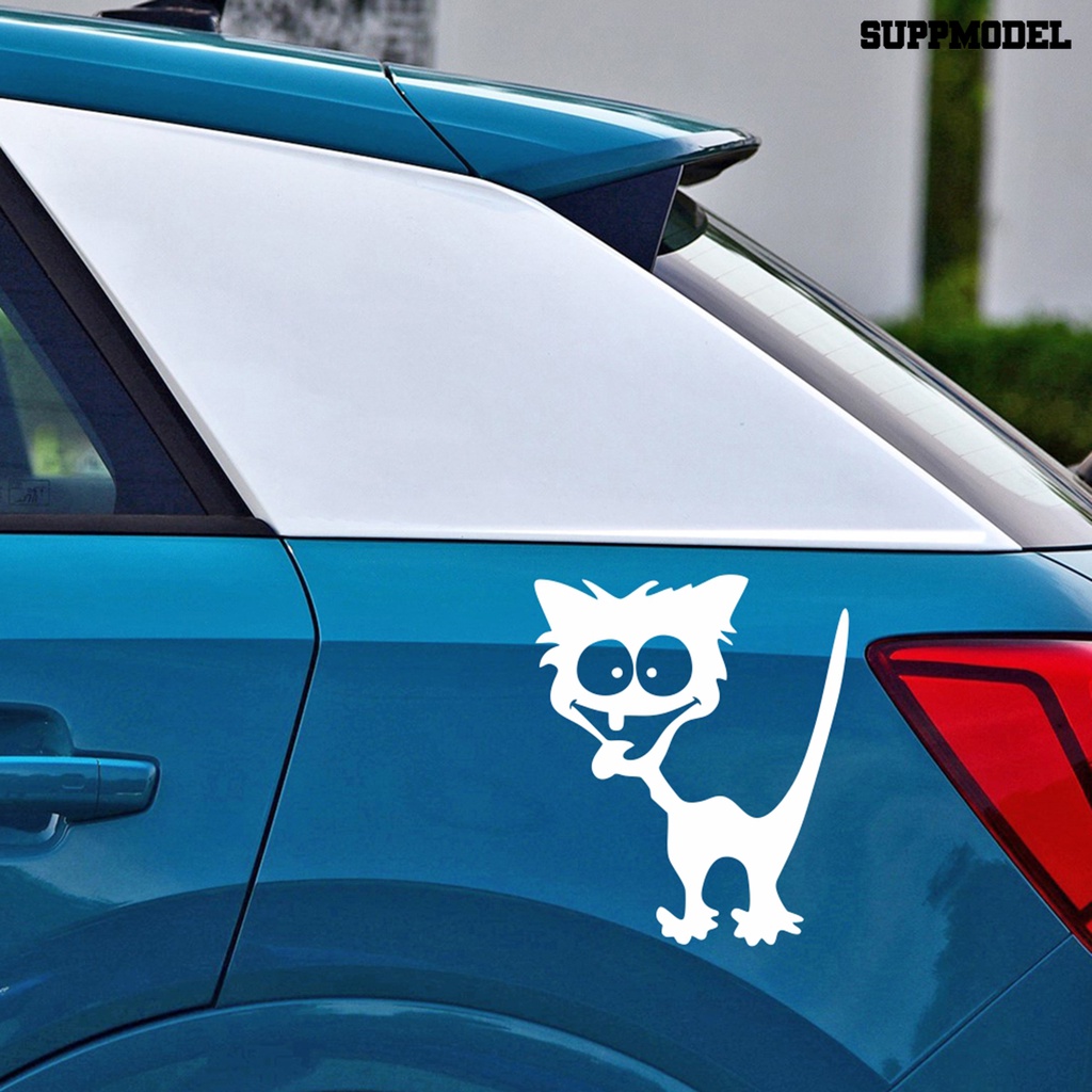 Stiker Motif Kucing Lucu Anti Air Untuk Dekorasi Mobil