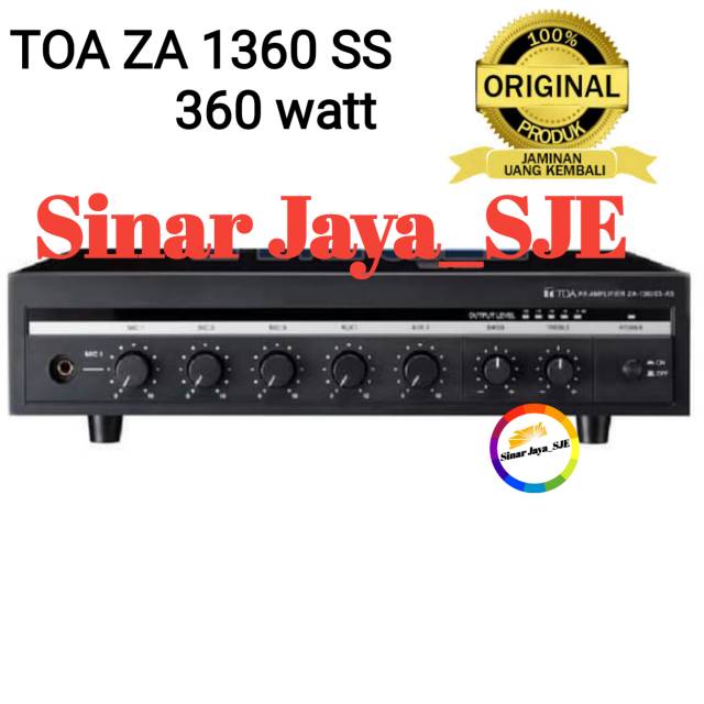 Ampli Toa ZA 1360SS [ 360 watt ] Amplifier TOA ZA 1360 SS ORIGINAL PRODUCT