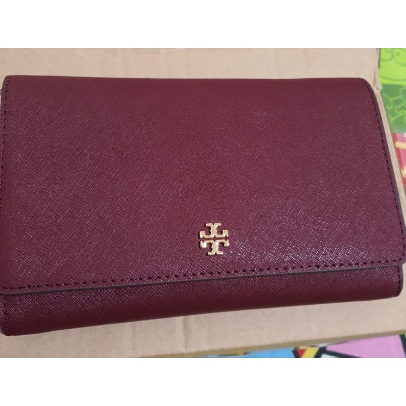 TB Emerson Wallet on Chain Maroon
