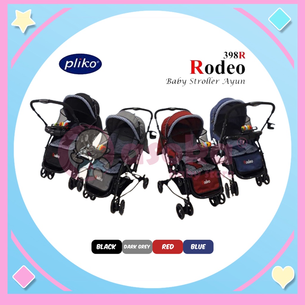 Stroller Pliko Rodeo S398 -  Kereta Dorong Bayi ASOKA